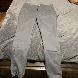 Old navy khaki pants gray